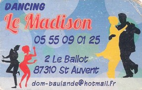 Logo Dancing Le Madison Saint Auvent
